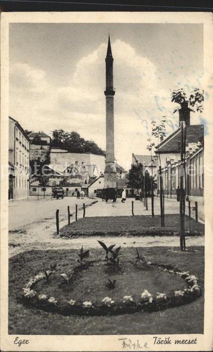Eger Ungarn Törok mecset Minarett
