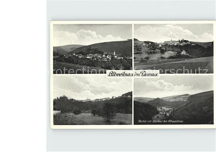 Altweilnau Total Panorama Weiltalpartie