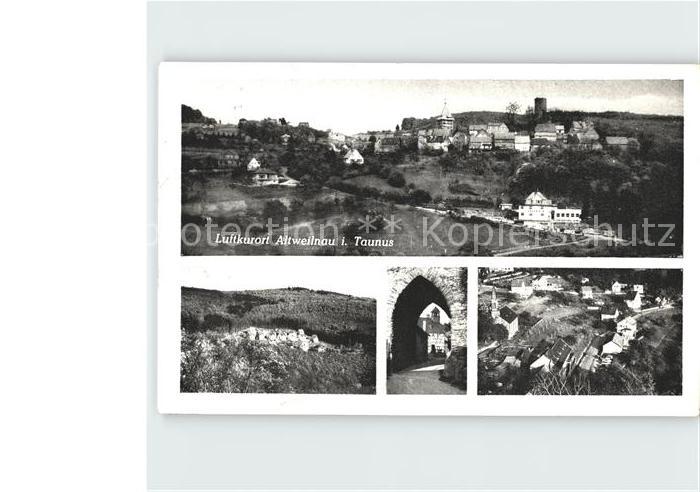 Altweilnau Ortsansicht Panorama Stadttor Total