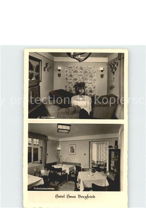 Altweilnau Hotel Haus Bergfried Jagdzimmer Fruehstuecksraum