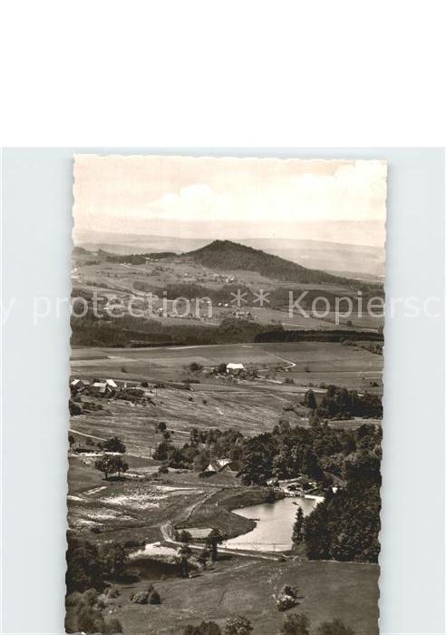 Rhoen Region Guckaisee mit Ebersburg