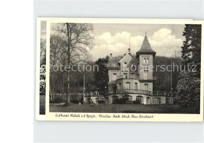 Alsbach Bergstrasse Christian Stock Schule Haus Hirschpark