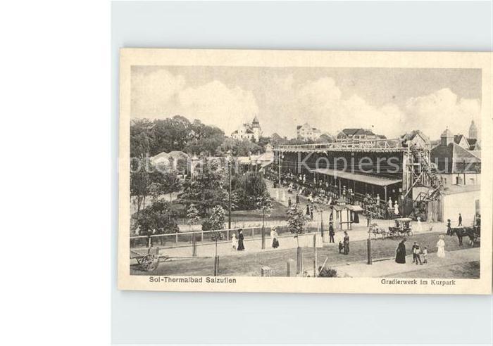 Bad Salzuflen Sol Thermalbad Gradierwerk im Kurpark