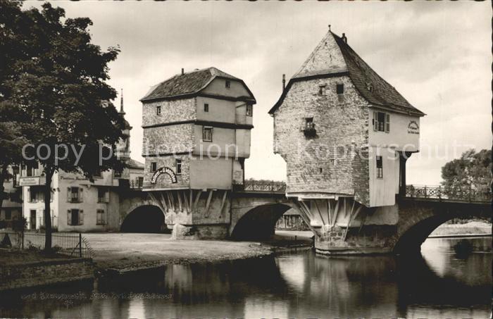 Bad Kreuznach alte Brueckenhaeuser