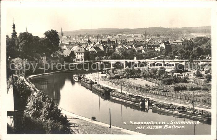 SAARBRueCKEN Saarland mit alter Bruecke