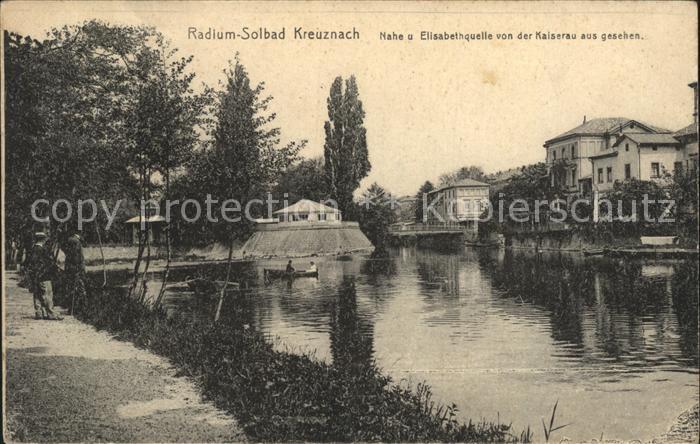 Bad Kreuznach Nahe und Elisabethquelle von Kaiserau gesehen