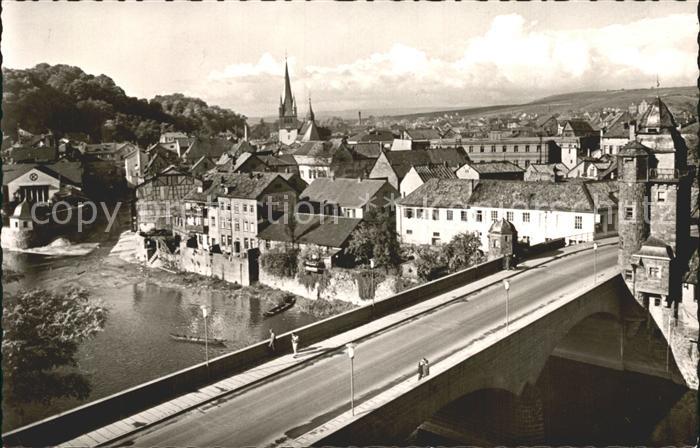 Bad Kreuznach Neue Bruecke mit Ellerbachmuendung