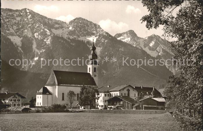 Inzell Traunstein Bayern mit Rauschberg