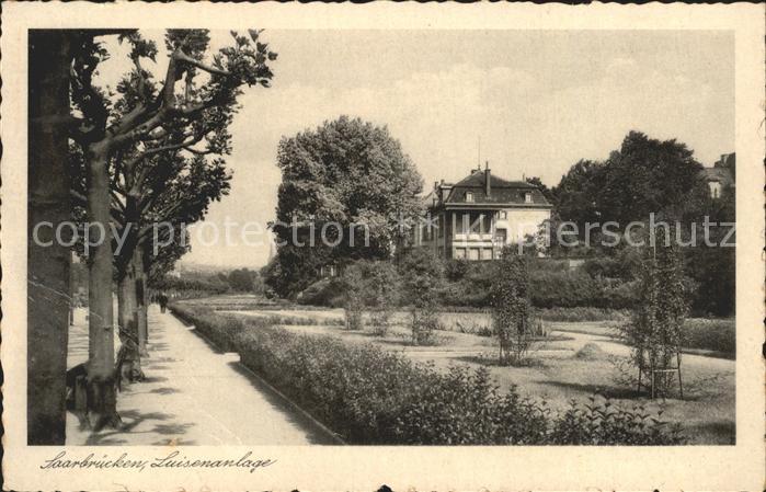 SAARBRueCKEN Saarland Luisenanlage