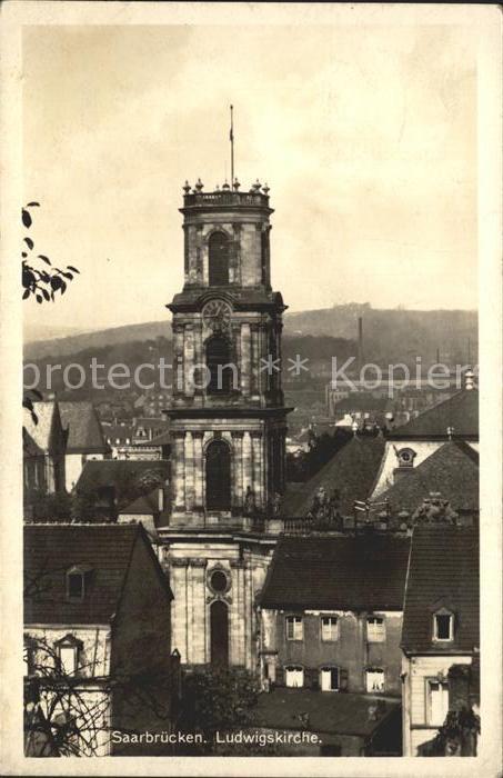 SAARBRueCKEN Saarland Ludwigskirche