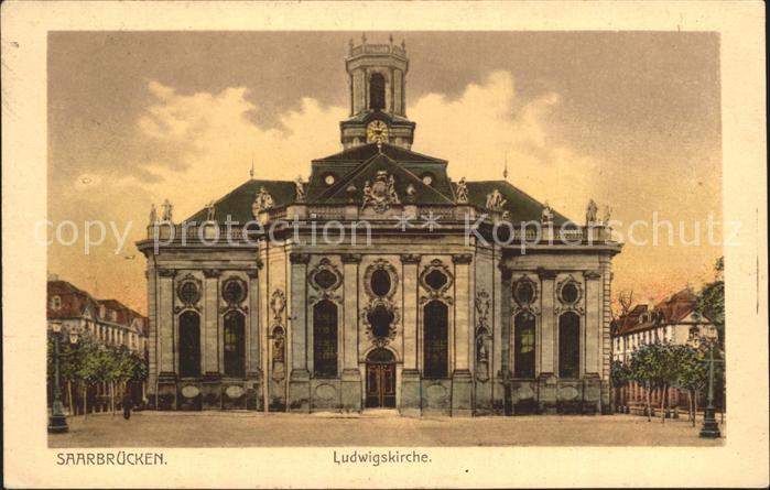 SAARBRueCKEN Saarland Ludwigskirche