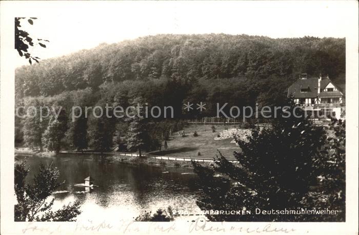 SAARBRueCKEN Saarland Deutschmuehlen-Weiher