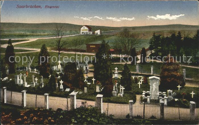 SAARBRueCKEN Saarland Ehrental Friedhof