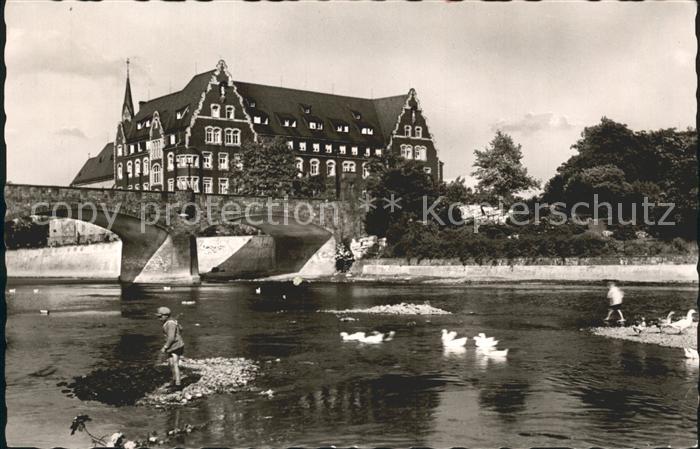 Bad Kreuznach Neue Bruecke mit St. Marienwoerth
