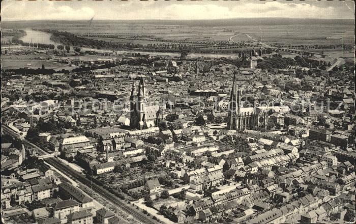 Speyer Rhein Fliegeraufnahme