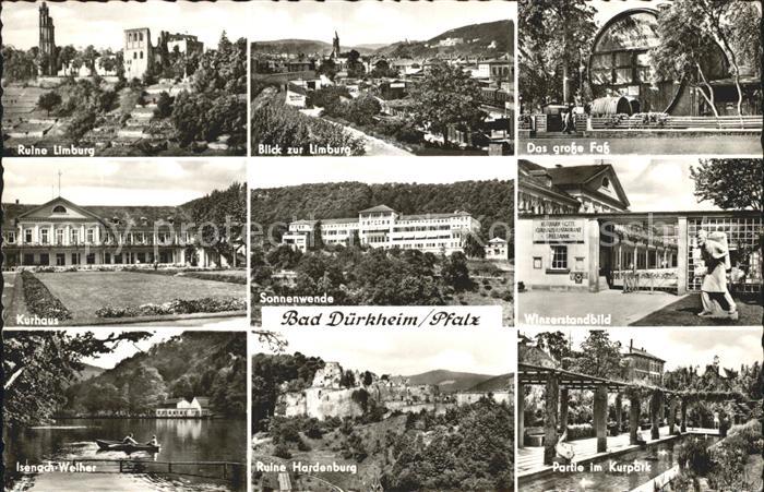 Bad Duerkheim Ruine-Limburg Sonnenwende Kurpark Hardenburg