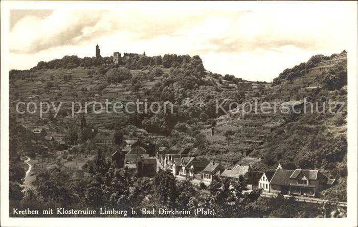 Bad Duerkheim Krethen mit Klosterruine Limburg