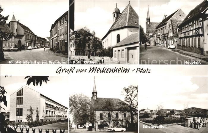 Meckenheim Pfalz Zum Goldenen Loewen Gasthaus Hauptstrasse Schule