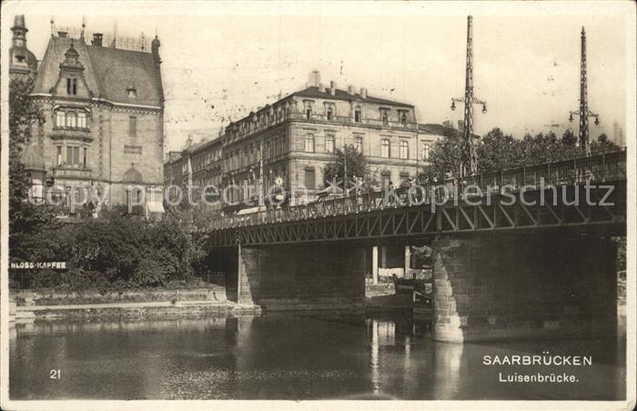 SAARBRueCKEN Saarland Luisenbruecke