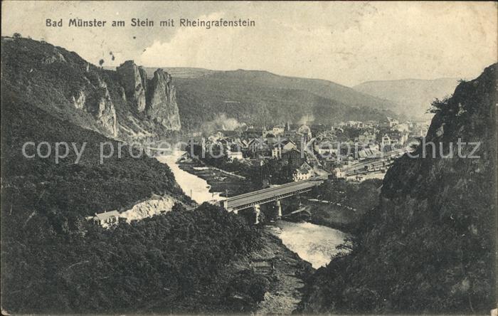 Bad Muenster Stein Ebernburg mit Rheingrafenstein