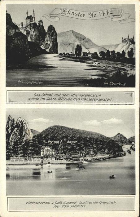 Bad Muenster Stein Ebernburg Rheingrafenstein Restaurant Cafe Huttental