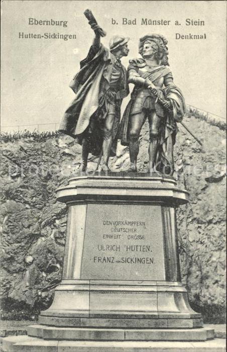 Bad Muenster Stein Ebernburg Ebernburg Hutten Sickingen Denkmal