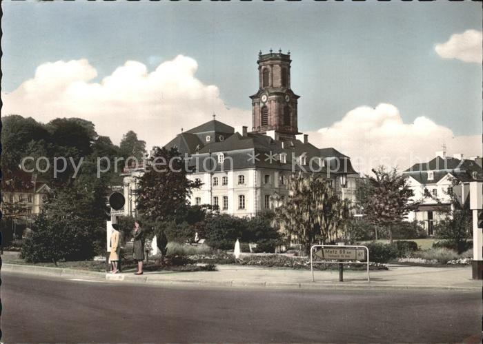 SAARBRueCKEN Saarland Stengelanlage mit Staatskanzlei lund Ludwigskirche