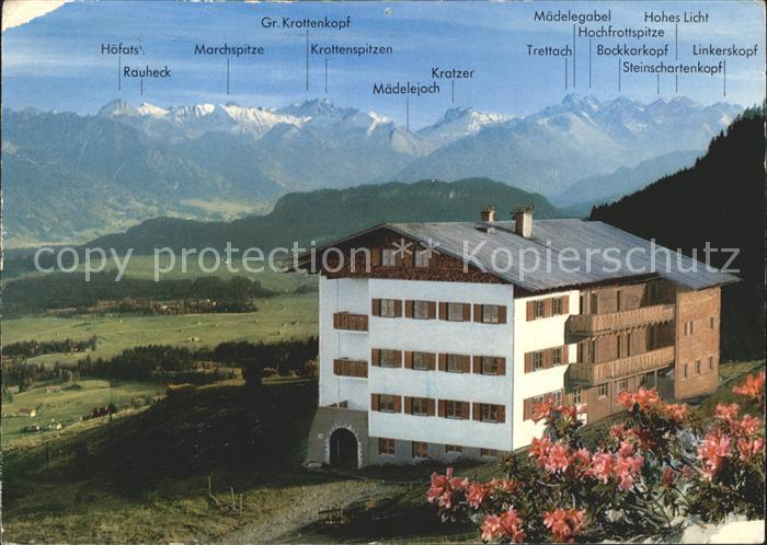 Ofterschwang Berghaus Kahlrueckenalpe