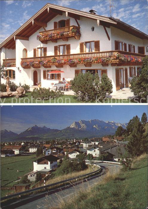 Wallgau Wohnhaus Strassenpartie