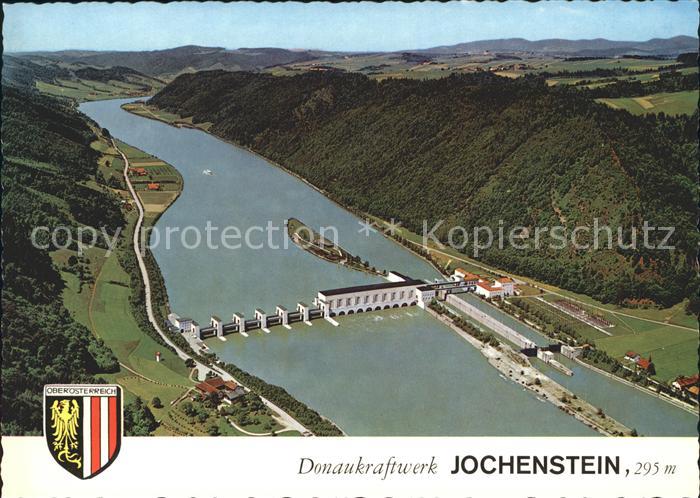Jochenstein Niederbayern Fliegeraufnahme Danaukraftwerk