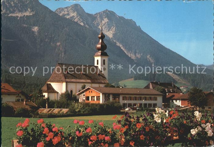 Inzell Traunstein Bayern mit Rauschberg