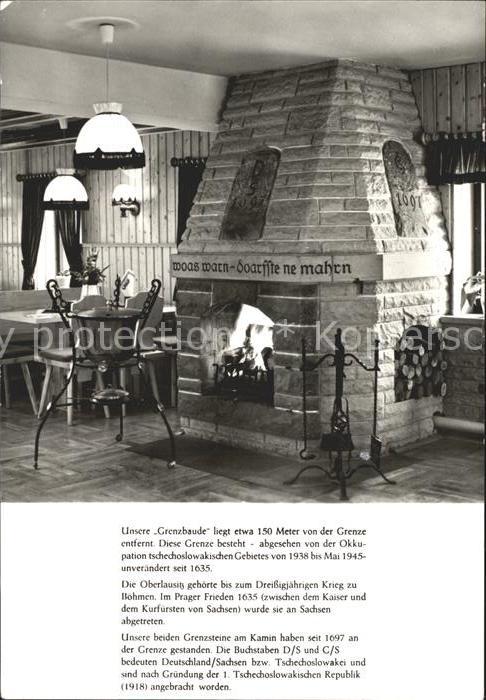 Waltersdorf Zittau Konsum Gaststaette Grenzbaude