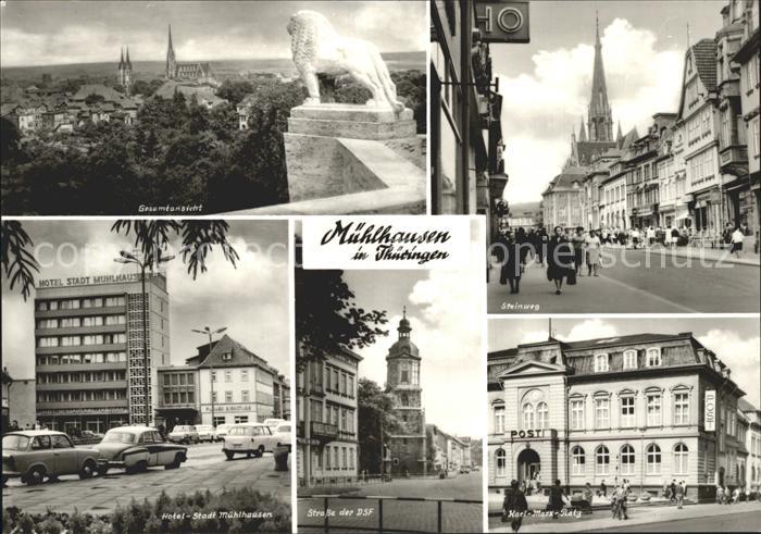 Muehlhausen Thueringen Steinweg Hotel Stadt Muehlhausen