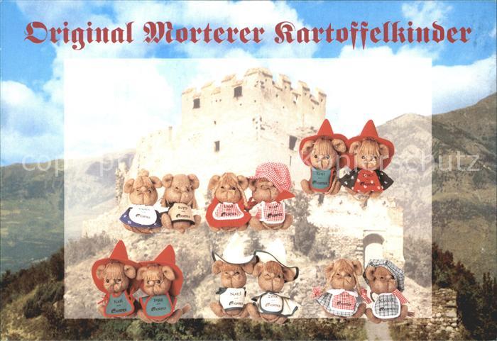 Vinschgau Val Venosta Schloss Obermontani mit Morterer Kartoffelkinder