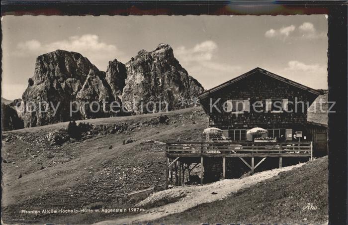 Pfronten Ostallgaeu Bayern Hochalphuette