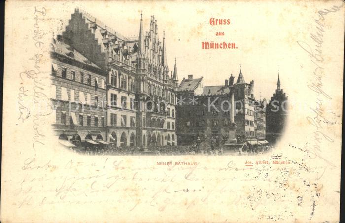 Muenchen Bayern Neues Rathaus