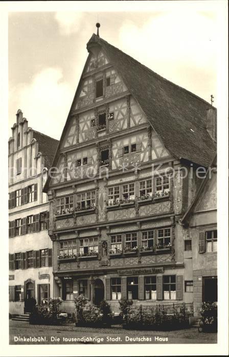 Dinkelsbuehl Deutsches Haus
