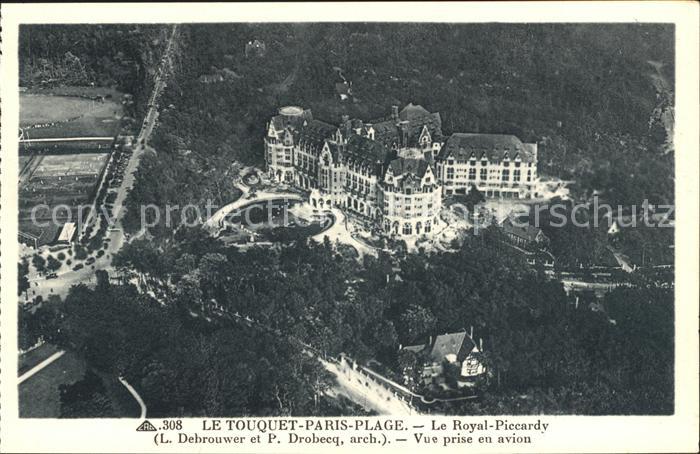 Le Touquet-Paris-Plage Royal Piccardy Fliegeraufnahme