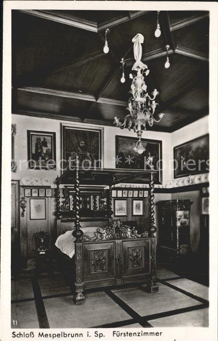 Mespelbrunn Schloss Fuerstenzimmer