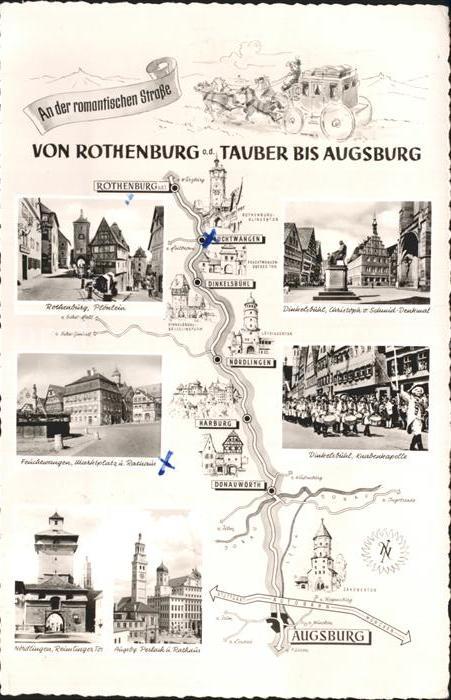 Rothenburg Tauber Ploenlein Feuchtwangen Marktplatz Rathaus Dinkelsbuehl Knabenk