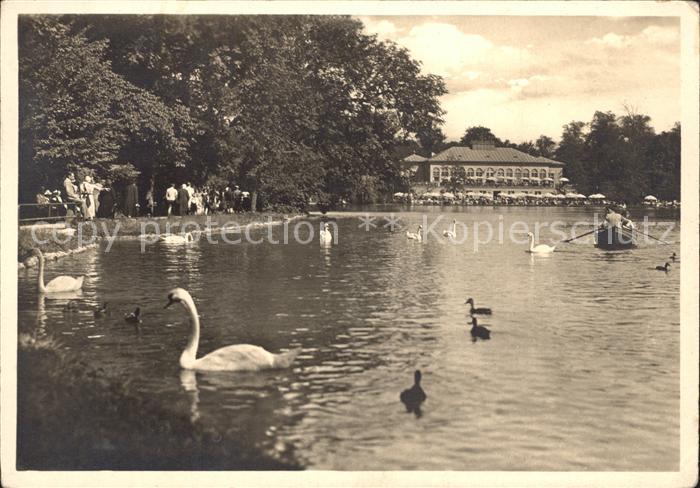 Muenchen Bayern Seehaus Kleinhesselohe Englische Garten NZ3