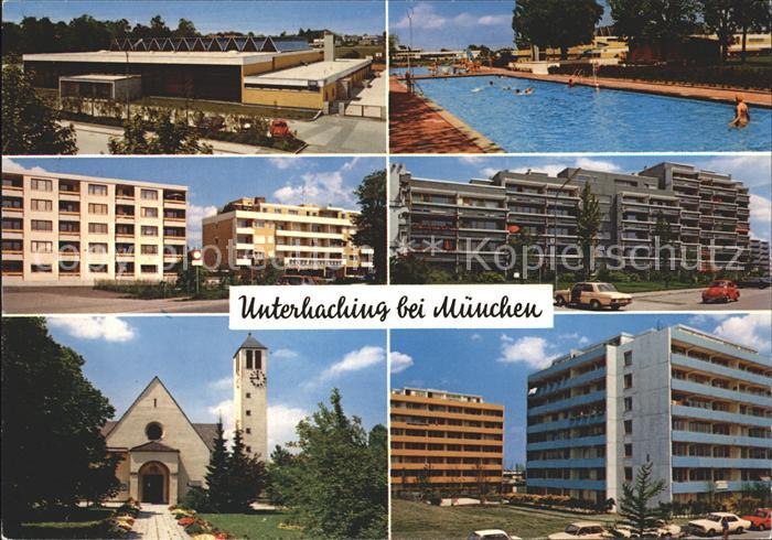 Muenchen Bayern Hachinger Halle Schwimmbad Johann Strauss Siedlung St Alto Kirch