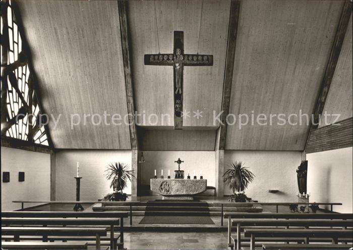 Fessenheim Wechingen Christkoenigskirche Inneres