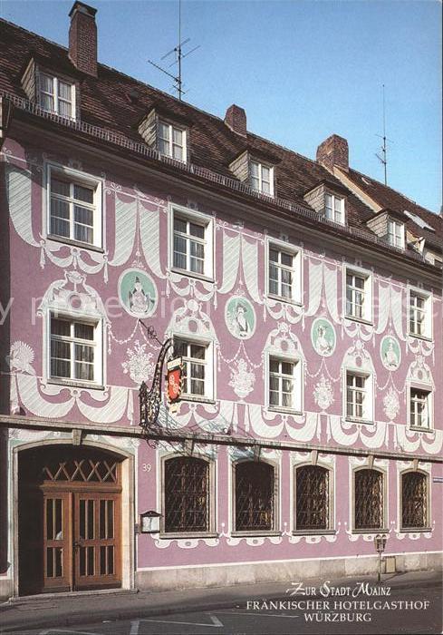 WueRZBURG Bayern Zur Stadt Mainz Hotelgasthof