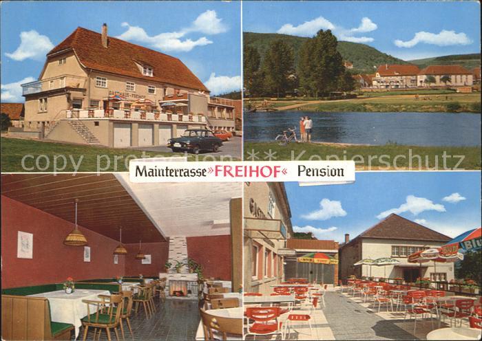 Grossheubach Mainterrasse Freihof Pension
