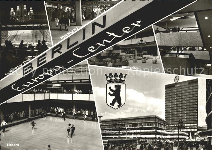 BERLIN CITY Europa Center Eisbahn Romanisches Cafe