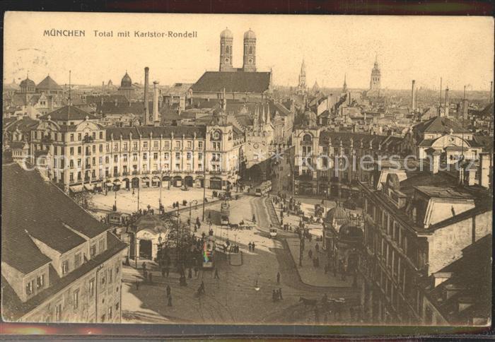 Muenchen Bayern Karlstor Rondell