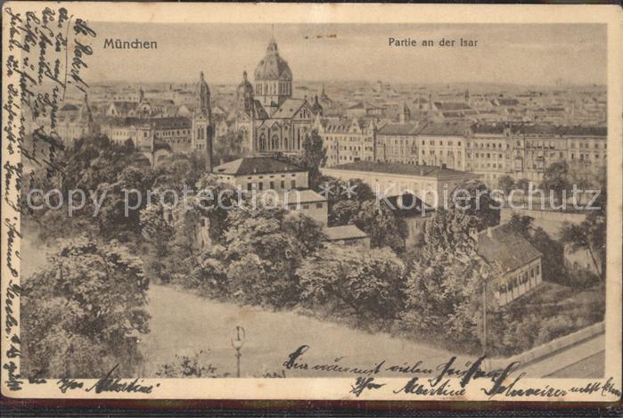 Muenchen Bayern Isarpartie