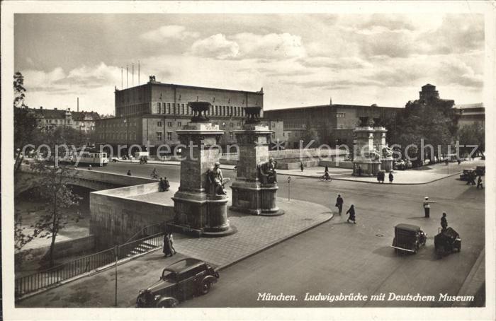 Muenchen Bayern Ludwigsbruecke Deutsche Museum NZ3