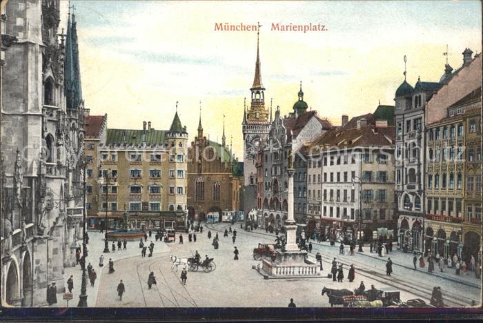 Muenchen Bayern Marienplatz
